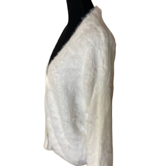 #100 BOUTIQUE Faux Mink Loose Fit Cardigan - Picture 4 of 12